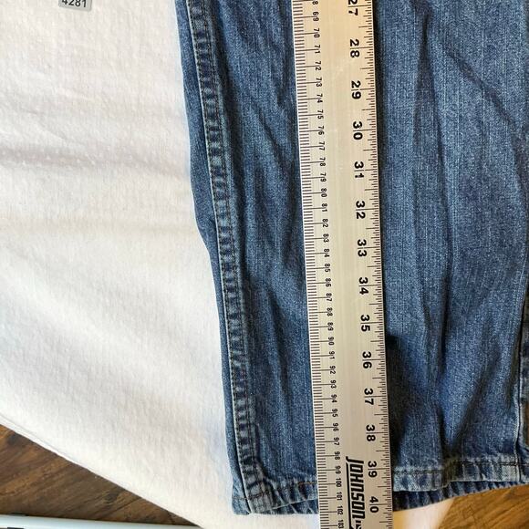 Riders Women Jeans size 16M Blue Mid Rise Straight Leg - Picture 3 of 11